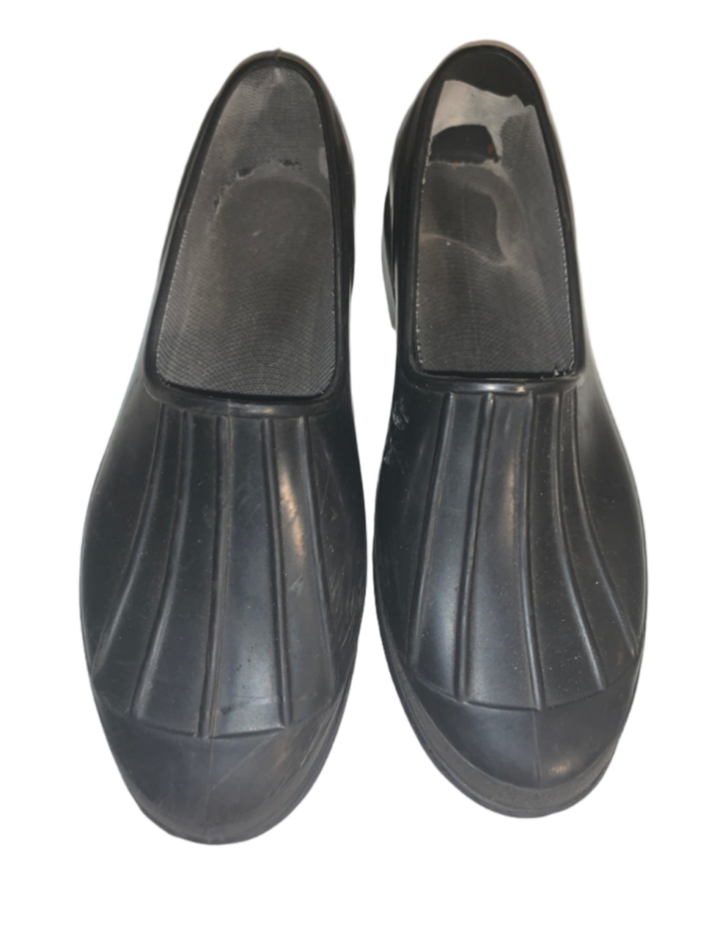Women's Unbranded Black Rubber Rain Boots Size 7